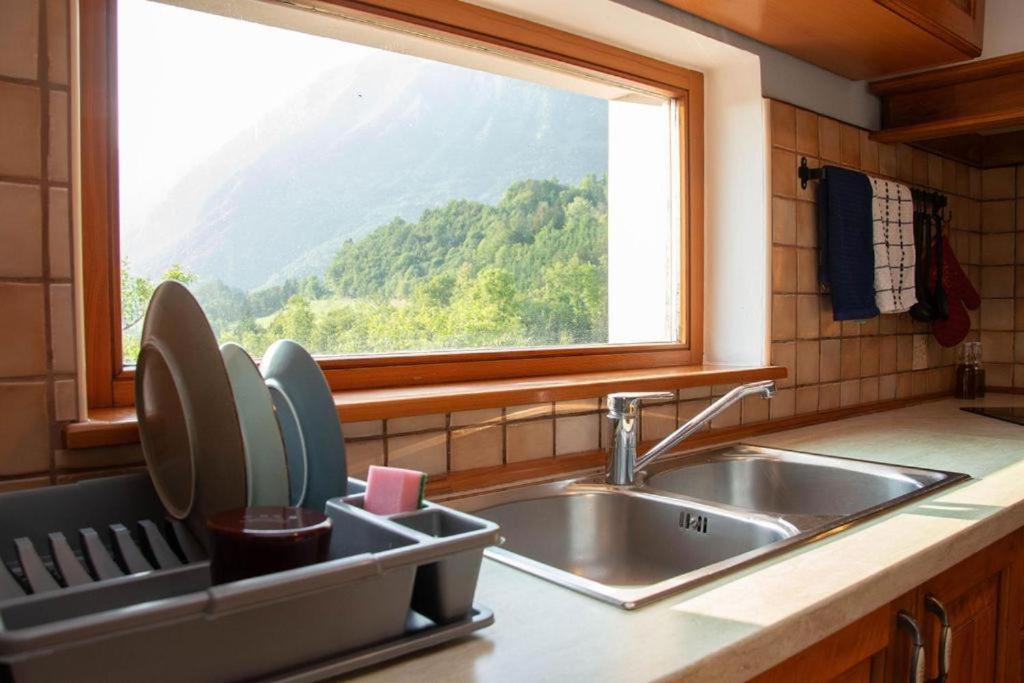 Apartma Burk Kobarid Buitenkant foto